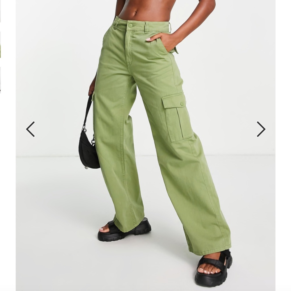 Pull&Bear 100% Cotton Cargo Pants | US 6